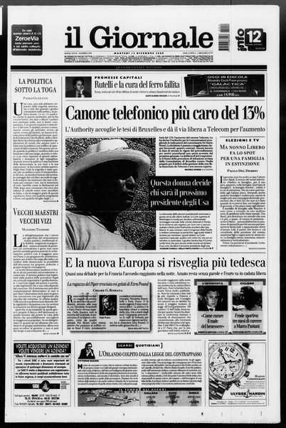 Il giornale : quotidiano del mattino